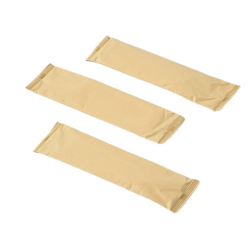 Factory Custom Logo Eco-Friendly Wooden Disposable Cutlery Set-Spoon Fork Knife Paper for Catering Party Take-Out 图3