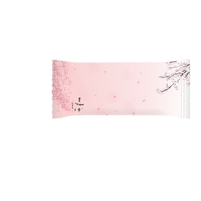 Factory Customized Logo Printable Advertising 1Pc Wet Wipes for Advertisement Internet Cafe Restaurant