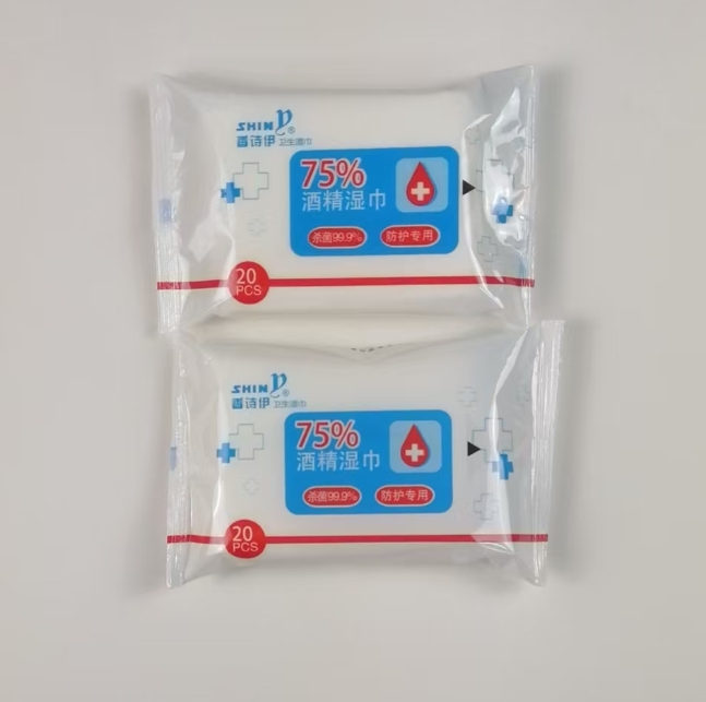 Factory Promotion Custom Logo 75% Alcohol Wet Wipes 20 Pcs Effective Household Cleaning with 99.9% Sterilization 图2