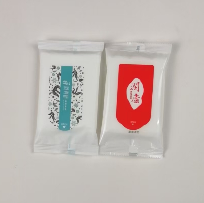 Factory Promotion Small Order Custom 5-Pcs Eco-friendly Wet Wipes for Hotel Catering Advertising Exhibitions Weddings 图6