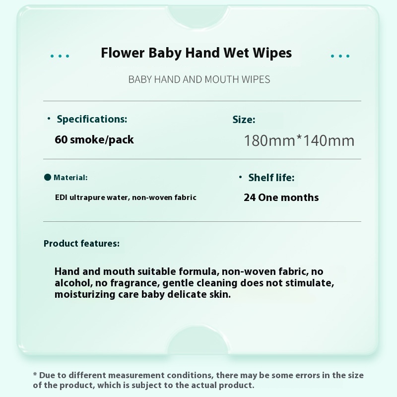 Factory Supply In-Stock Custom 60pcs Eco-friendly Soft Baby Wet Wipes for Newborn Skin Care 图3