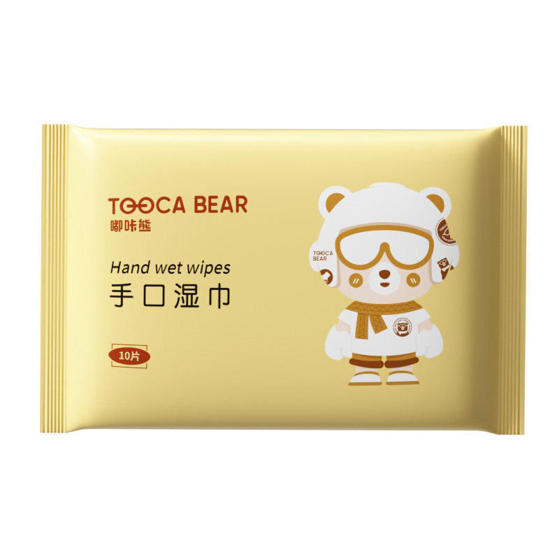 Hot Sale 10 Pcs Soft Non-Irritating Baby Wet Wipes Eco-Friendly Factory Supported for Infants Hand & Nose Care 图2