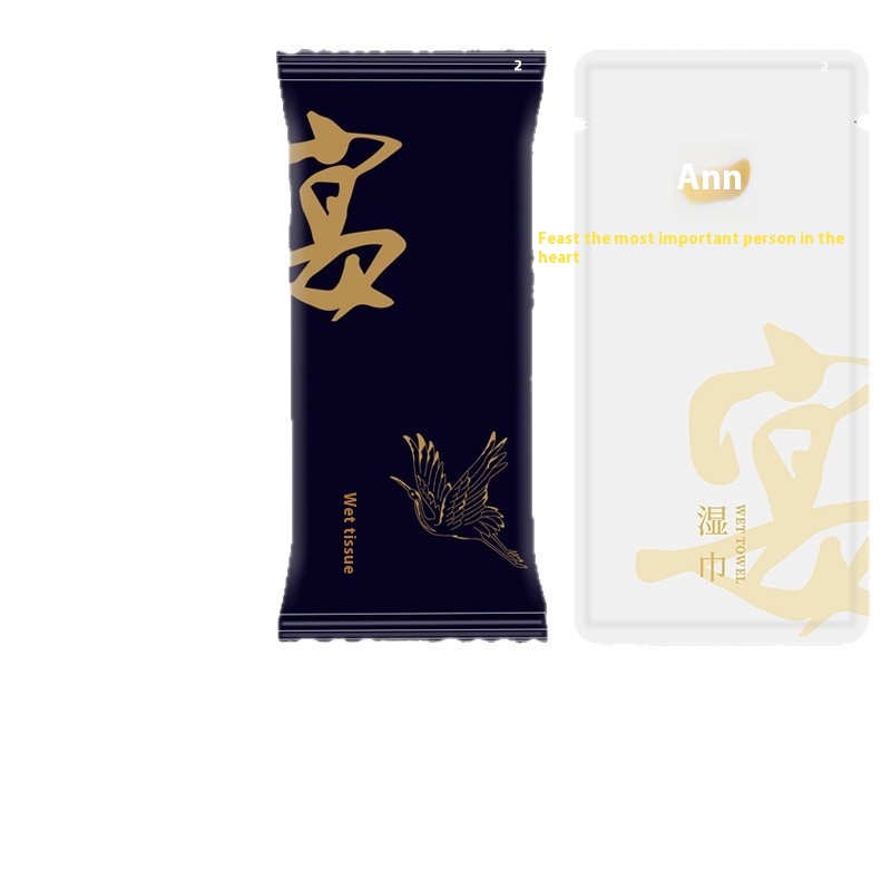 Hot Sale Eco-Friendly 2-Piece 22x24 cm Wet Wipes Factory Customizable Logo for Catering Hotels Business Meetings Travel