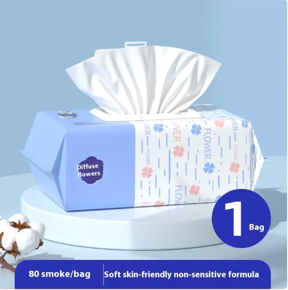 Hot Sale Organic Baby Wipes Factory Supplied Disposable Soft Clean Wet Wipes Unscented 80pcs Eco-Friendly for Baby's Mouth 图3