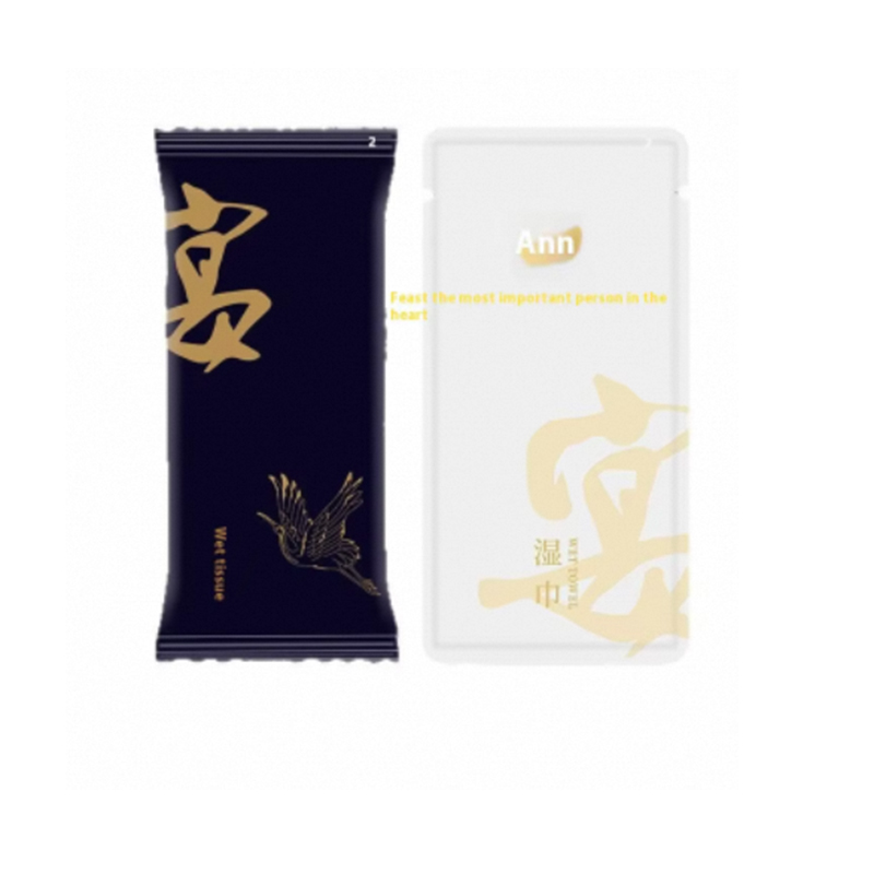 New Design Non Woven Wet Tissue 2 Pc 22x24 cm Wet Wipes Banquet/Event Wipes Premium Banquet Hand Refresh Wipes