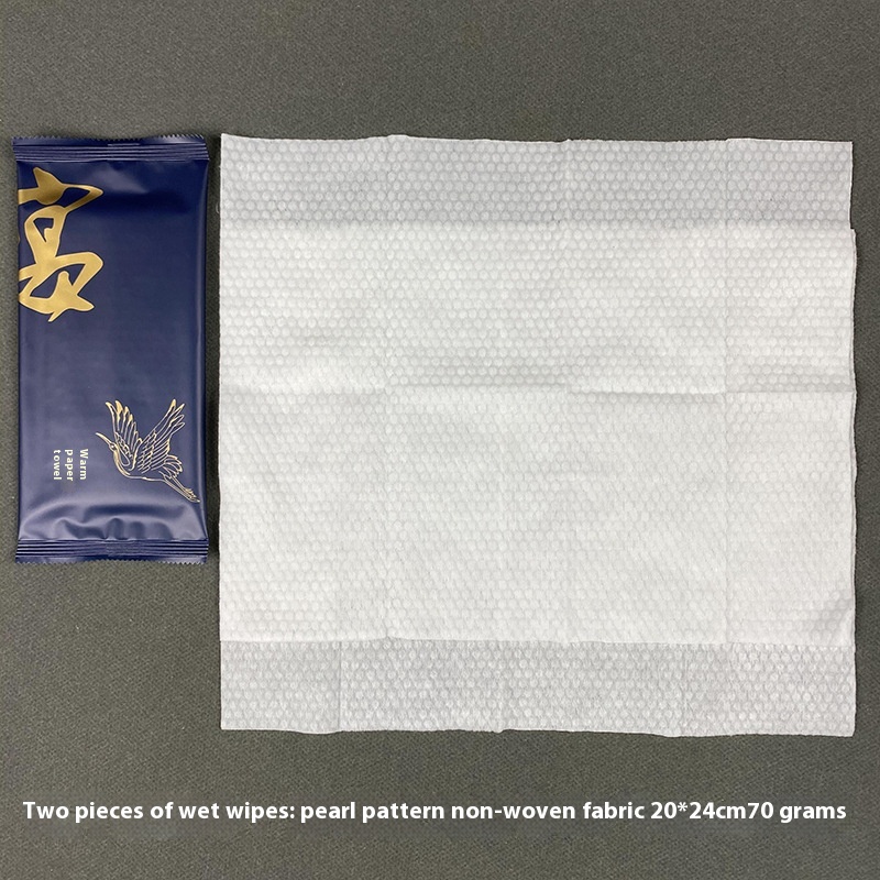 New Design Non Woven Wet Tissue 2 Pc 22x24 cm Wet Wipes Banquet/Event Wipes Premium Banquet Hand Refresh Wipes 图4