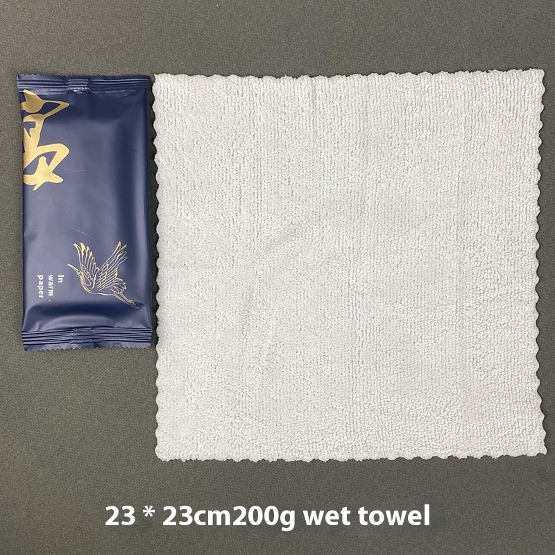 New Design Non Woven Wet Tissue 2 Pc 22x24 cm Wet Wipes Banquet/Event Wipes Premium Banquet Hand Refresh Wipes 图5