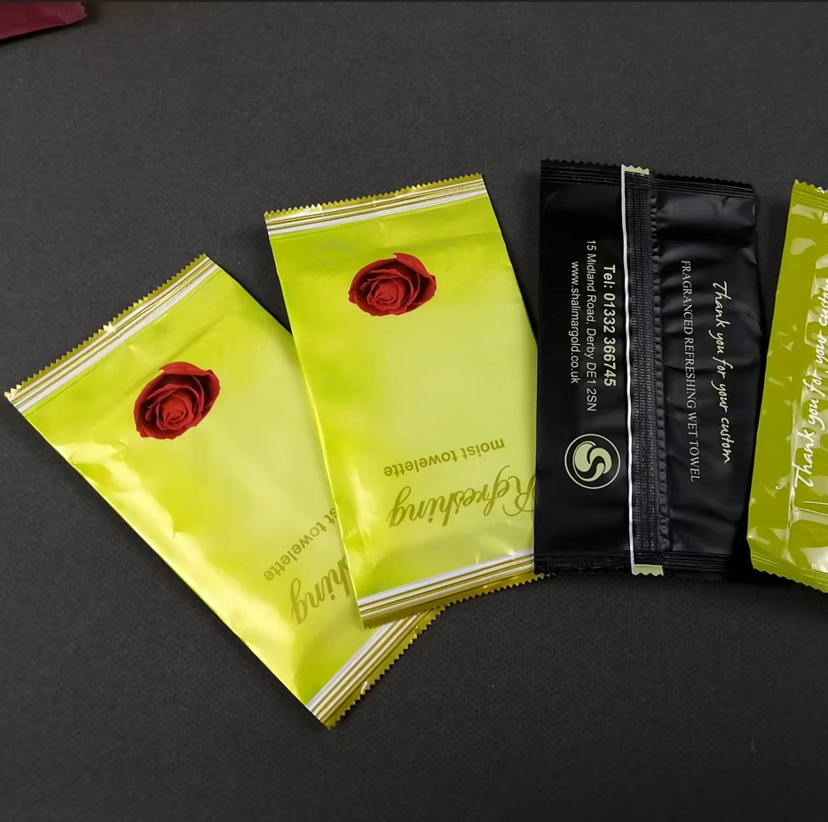 OEM Factory Custom Design Eco-Friendly Scented Single Wet Wipes Private Label Cleansing Wipes for Hotels Restaurants Travel 图6