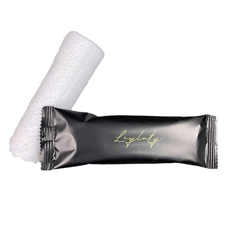 OEM Factory Custom Logo Disposable Microfiber Wet Towel Eco-Friendly Single Roll for Club Hotel Restaurant Exhibition Travel 图2