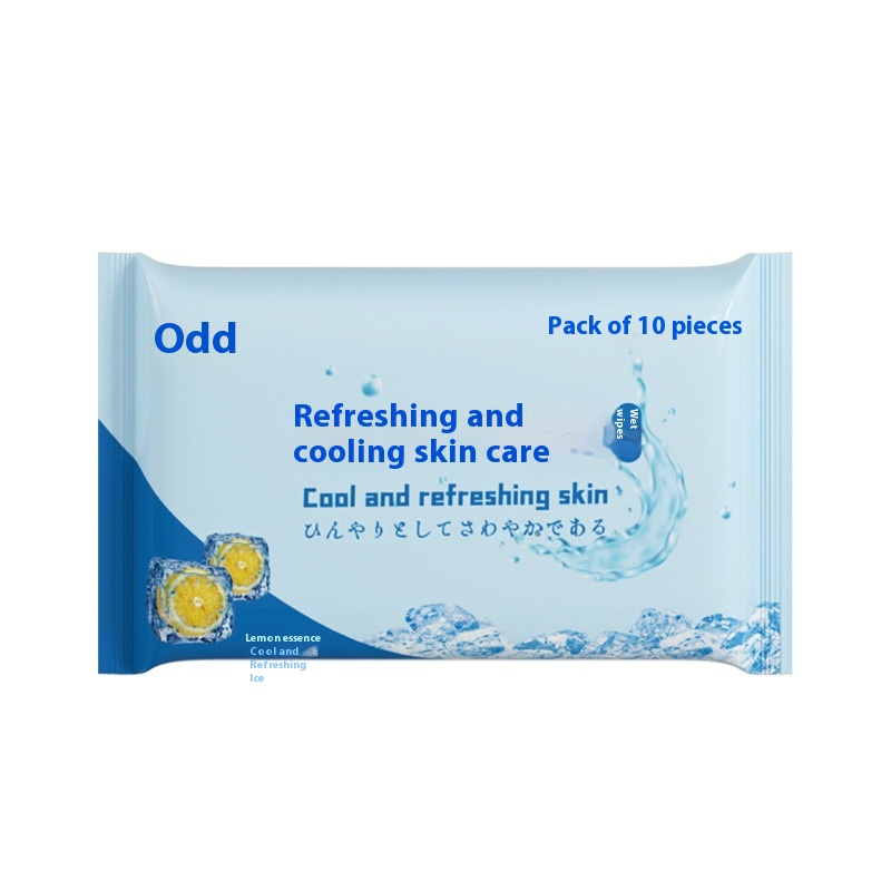 OEM Factory Custom Logo Eco-Friendly Portable 18x15cm Cold Cooling Wet Wipes 10pcs Set for Military Training Sports & Travel 图3