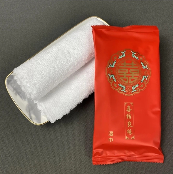 OEM Factory Custom Logo Pack of 1pc 25x25cm Large Thickened Wet Towel Eco-Friendly for Chain Catering & Hot Pot Shops 图2