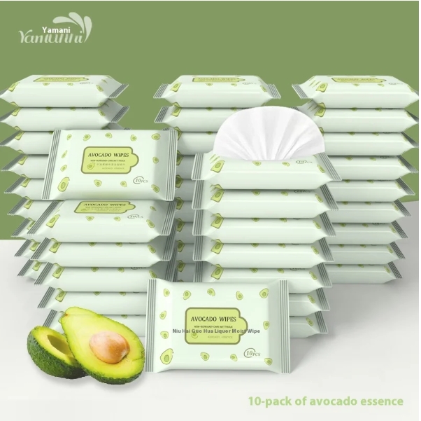 OEM Factory Price Custom 10 Pcs Soft Eco-Friendly Baby Wet Wipes for Infants Non-Irritating for Hand Mouth Nose Care 图2