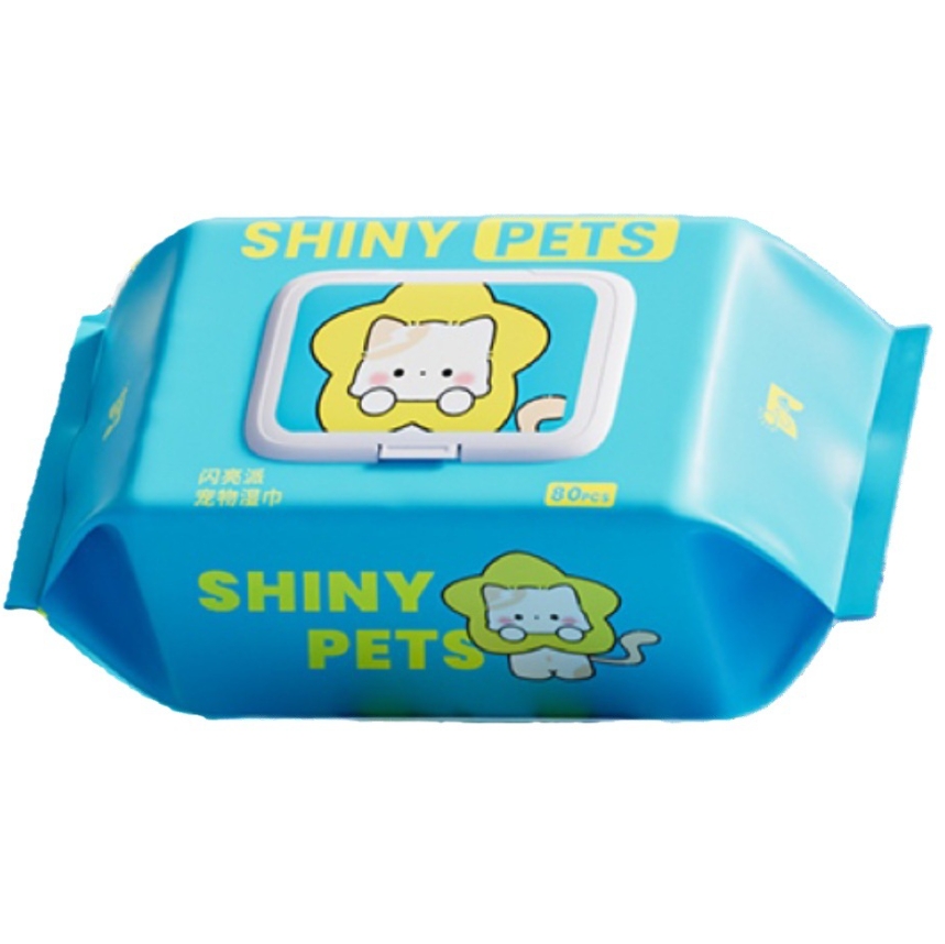 OEM Factory's Custom Logo Eco-Friendly Pet Wipes 80pcs Full Body Cleaning Wipes Without Alcohol