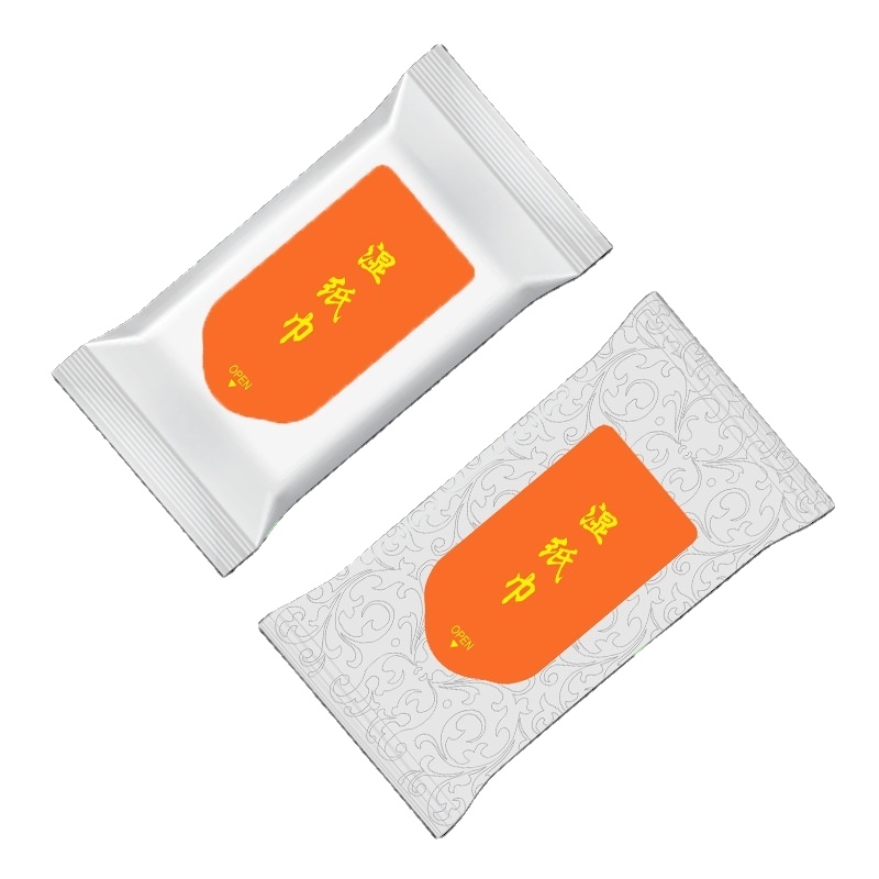 OEM Factory Small Order Custom Logo Eco-friendly 5-Pcs Wet Wipes for Hotel Catering Advertising Travel Party 图3