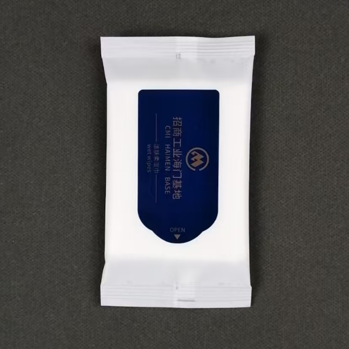 Promotion Custom Logo Small Order 3-Pcs Eco-friendly Wet Wipes for Hotel Catering Advertising Exhibitions Weddings 图2