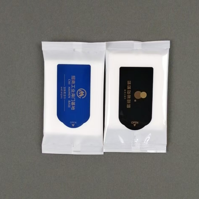 Promotion Custom Logo Small Order 3-Pcs Eco-friendly Wet Wipes for Hotel Catering Advertising Exhibitions Weddings 图3