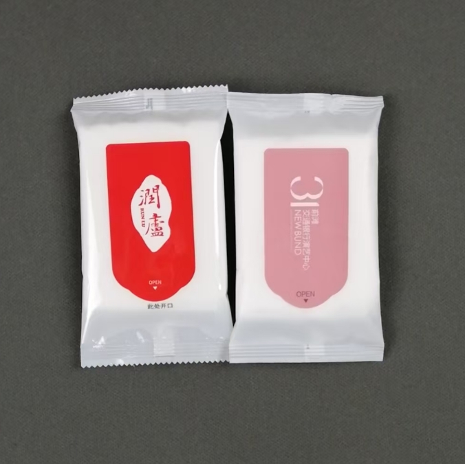 Promotion Custom Small Order 5-Pcs Eco-friendly Wet Wipes for Hotel Catering Advertising Exhibitions Weddings