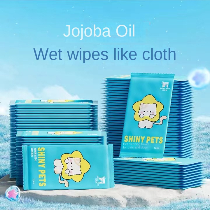 Wholesale Price Puppy/Kitten Safe Formula Tear Stain Wipes Pet Cleaning Wipes for Pets Full Body Cleaning 图4