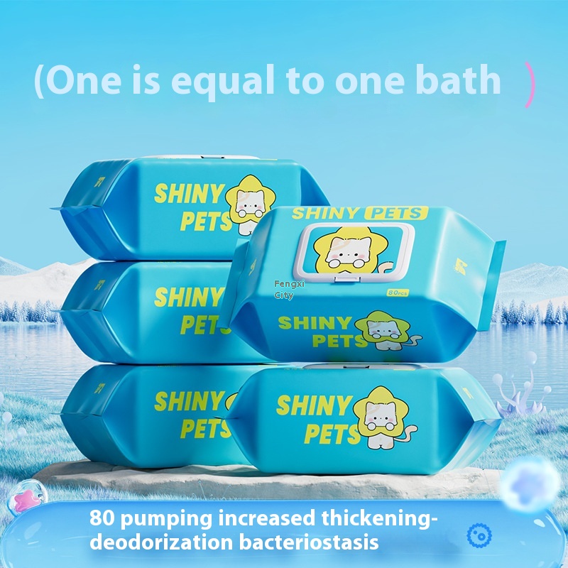 Wholesale Price Puppy/Kitten Safe Formula Tear Stain Wipes Pet Cleaning Wipes for Pets Full Body Cleaning 图6